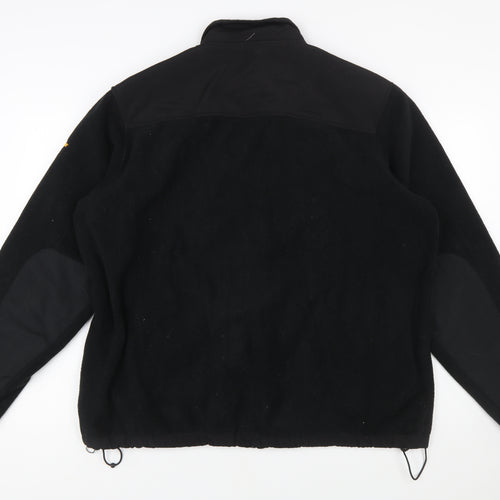 CAT Men's Black XL Fleece Workwear Jacket Full Zip Outdoor