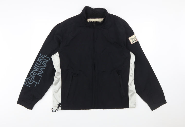 Murphy & Nye Men's Black Polyamide Windbreaker Jacket S