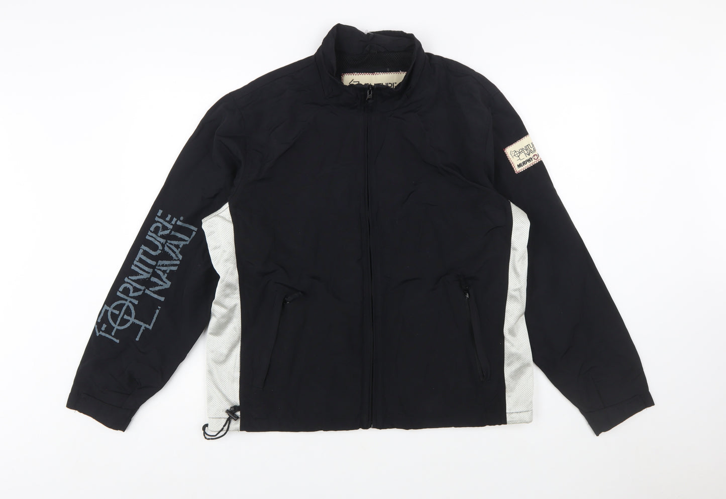 Murphy & Nye Men's Black Polyamide Windbreaker Jacket S