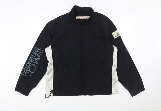 Murphy & Nye Men's Black Polyamide Windbreaker Jacket S