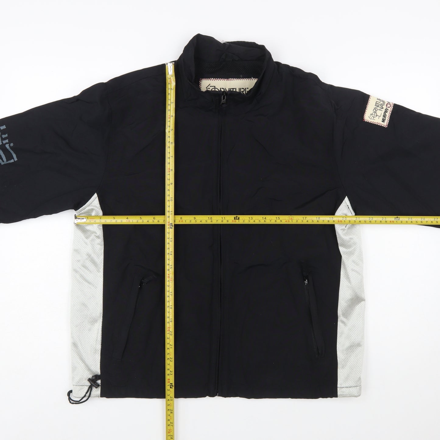 Murphy & Nye Men's Black Polyamide Windbreaker Jacket S