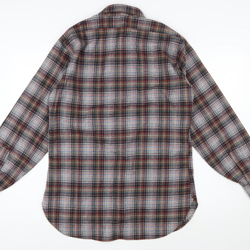 Pendleton Men's Multicoloured Wool Plaid Flannel Button-Up Shirt M