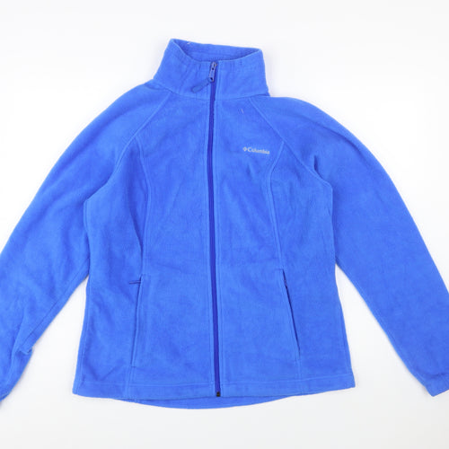 Columbia Women's Blue Fleece Full Zip Jacket Size L