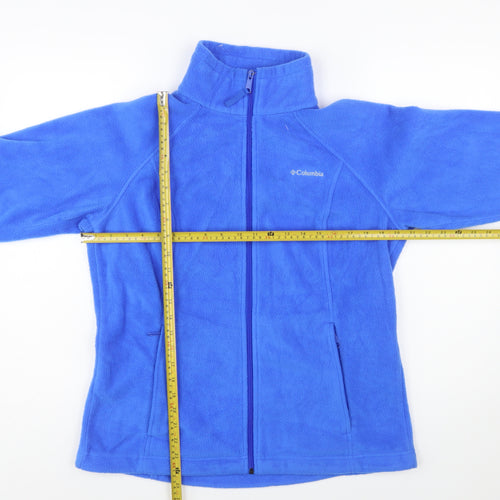 Columbia Women's Blue Fleece Full Zip Jacket Size L