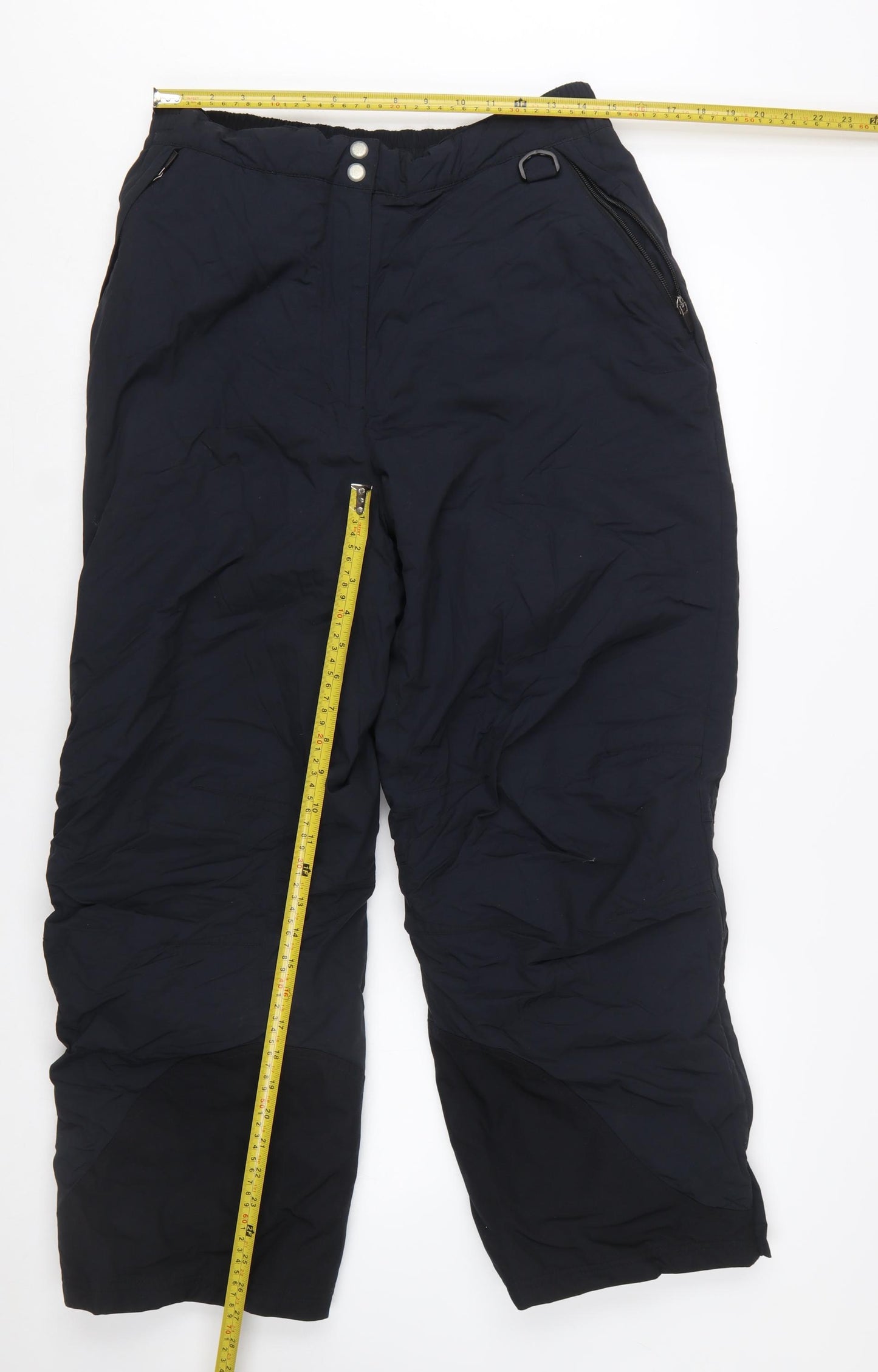 L.L.Bean Women's Black L Regular Insulated Snow Pants Waterproof