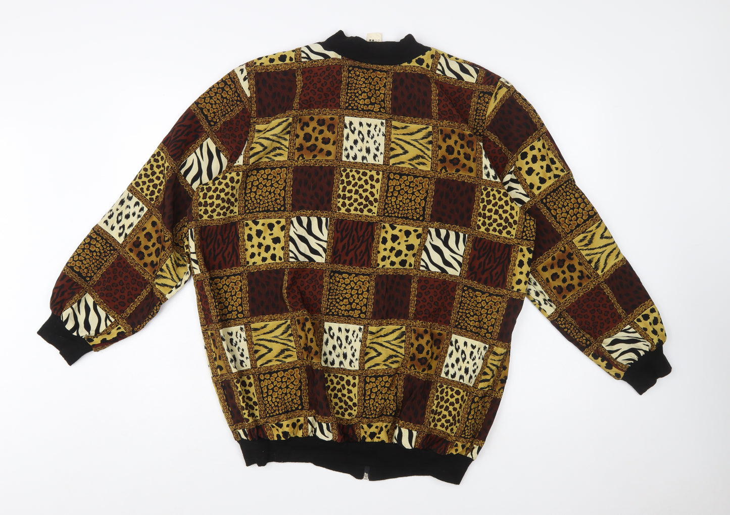 A Personal Touch Women's Multicoloured Animal Print Bomber Jacket M
