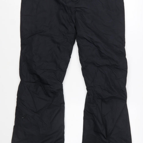 Columbia Womens Black M Regular Waterproof Insulated Snow Pants
