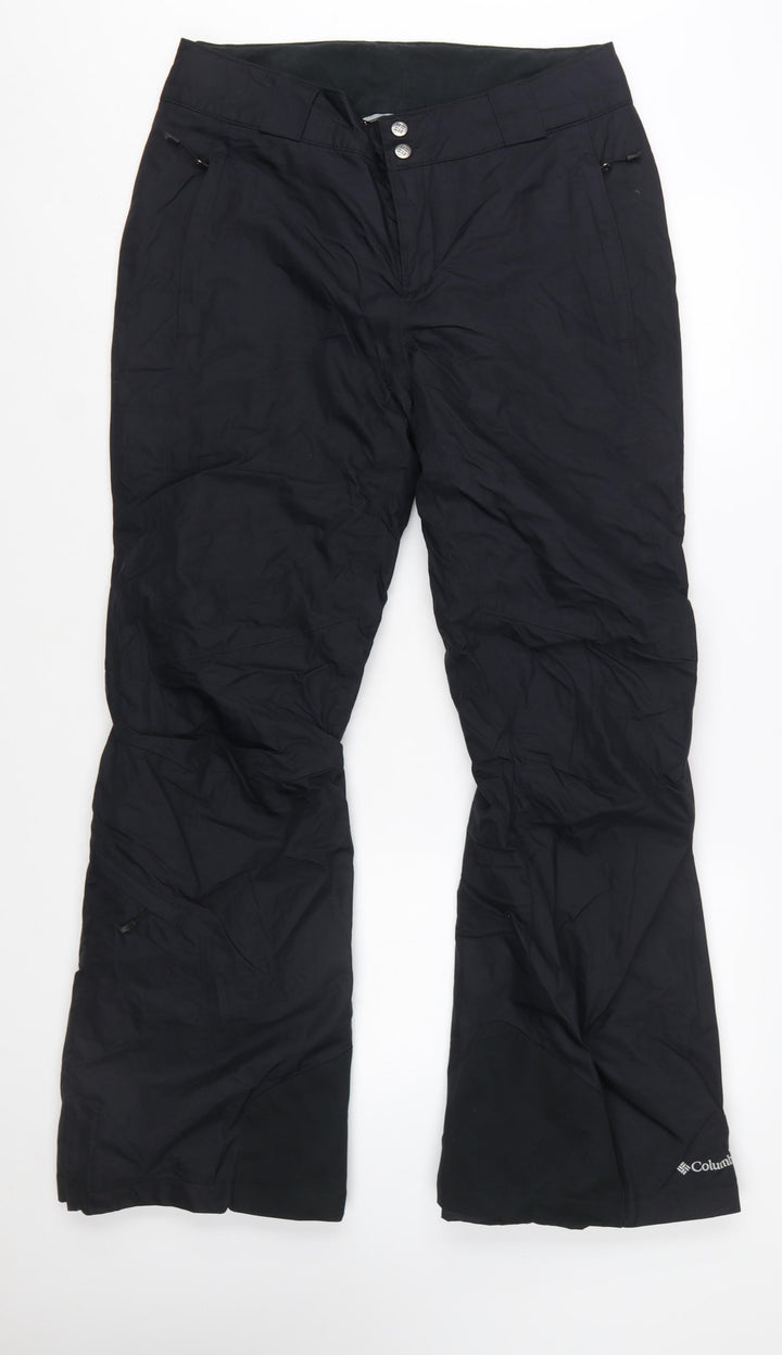 Columbia Womens Black M Regular Waterproof Insulated Snow Pants