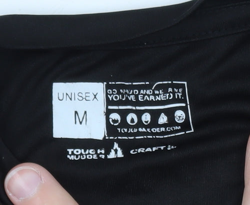 Craft Tough Mudder Unisex Black Athletic Fit T-Shirt M
