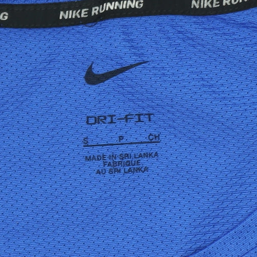 Nike Men's Blue Dri-Fit Running T-Shirt Size S