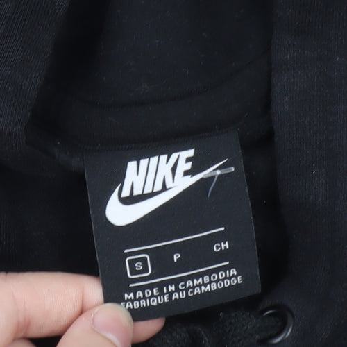 Nike Men's Black Pullover Hoodie Small Just Do It Logo Sportswear