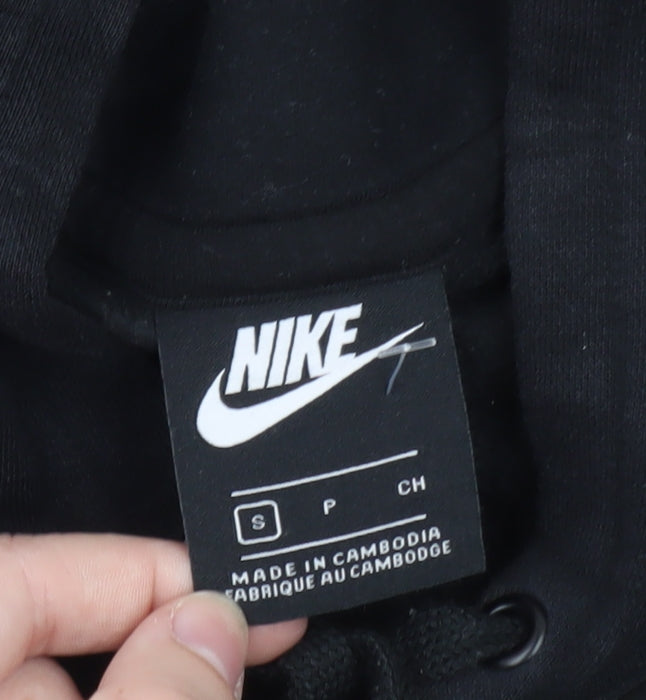 Nike Men's Black Pullover Hoodie Small Just Do It Logo Sportswear