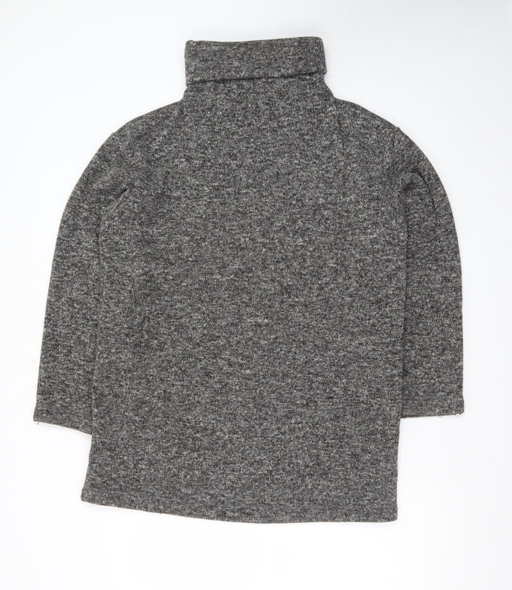 Uniqlo Men’s Grey Roll Neck Pullover Jumper Size M