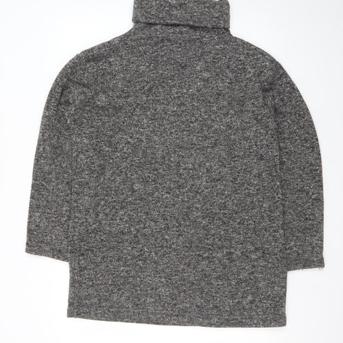 Uniqlo Men’s Grey Roll Neck Pullover Jumper Size M