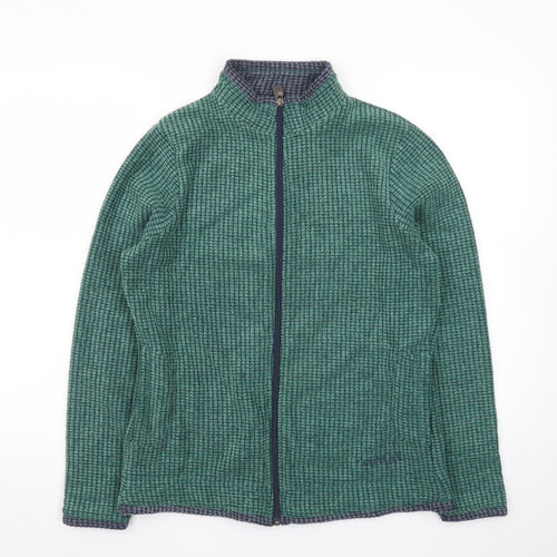 Weird Fish Men's Green Full Zip Fleece Jacket M Outdoor Casual