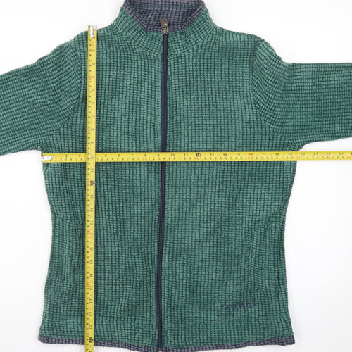 Weird Fish Men's Green Full Zip Fleece Jacket M Outdoor Casual