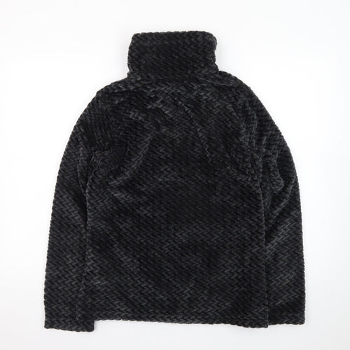 Regatta Womens Black Fleece Jacket Size 10 Lightweight Zip Up