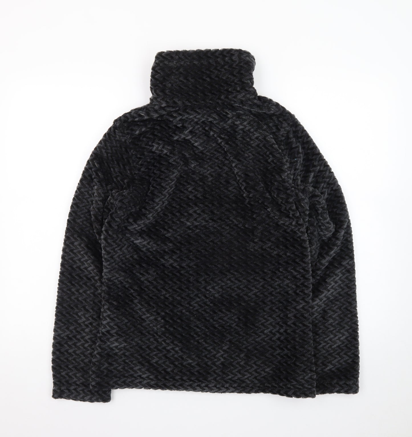 Regatta Womens Black Fleece Jacket Size 10 Lightweight Zip Up