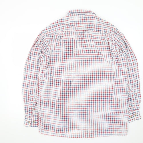 Champion Men's Multicoloured Check Classic Fit Button-Up Shirt L