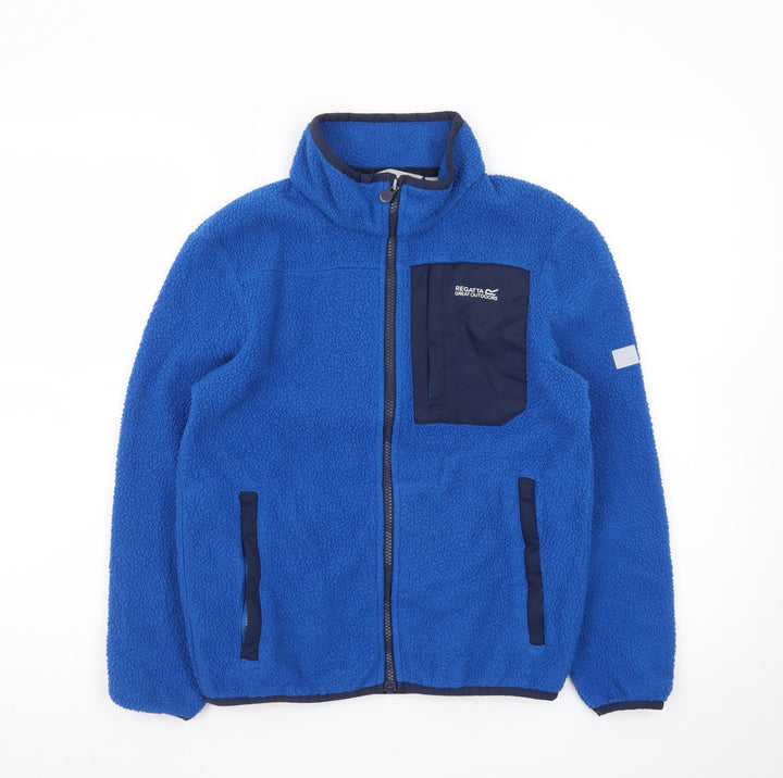 Regatta Great Outdoors Boys Blue Full Zip Fleece Jacket 13 Years