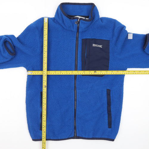 Regatta Great Outdoors Boys Blue Full Zip Fleece Jacket 13 Years