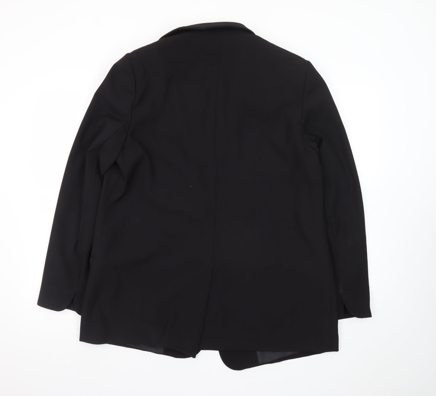 Next Women Black Tailored Single-Breasted Blazer UK 16