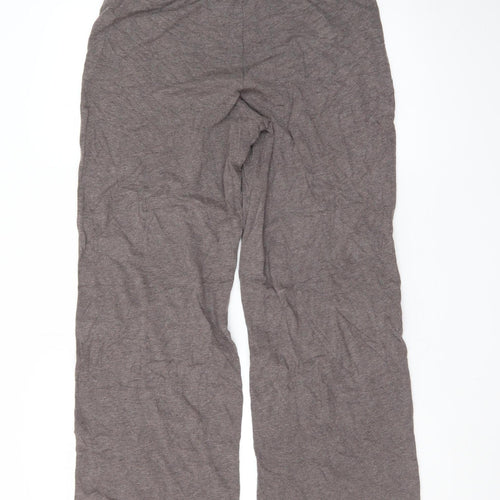 Marks and Spencer Women’s Brown Jersey Wide-Leg Trousers Size 12