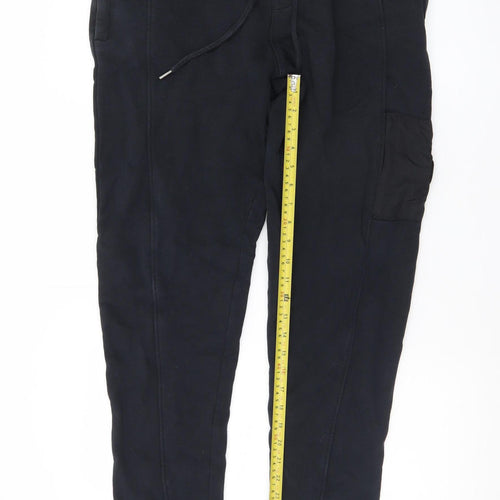 Firetrap Men's Black Jogger Cargo Trousers M Regular Fit