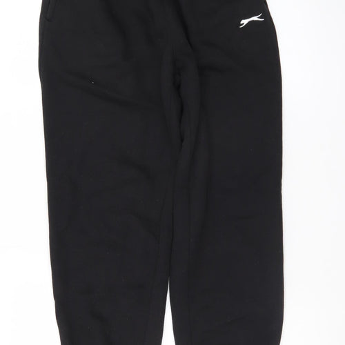 Slazenger Men's Black 2XS Regular Fit Fleece Sweatpants