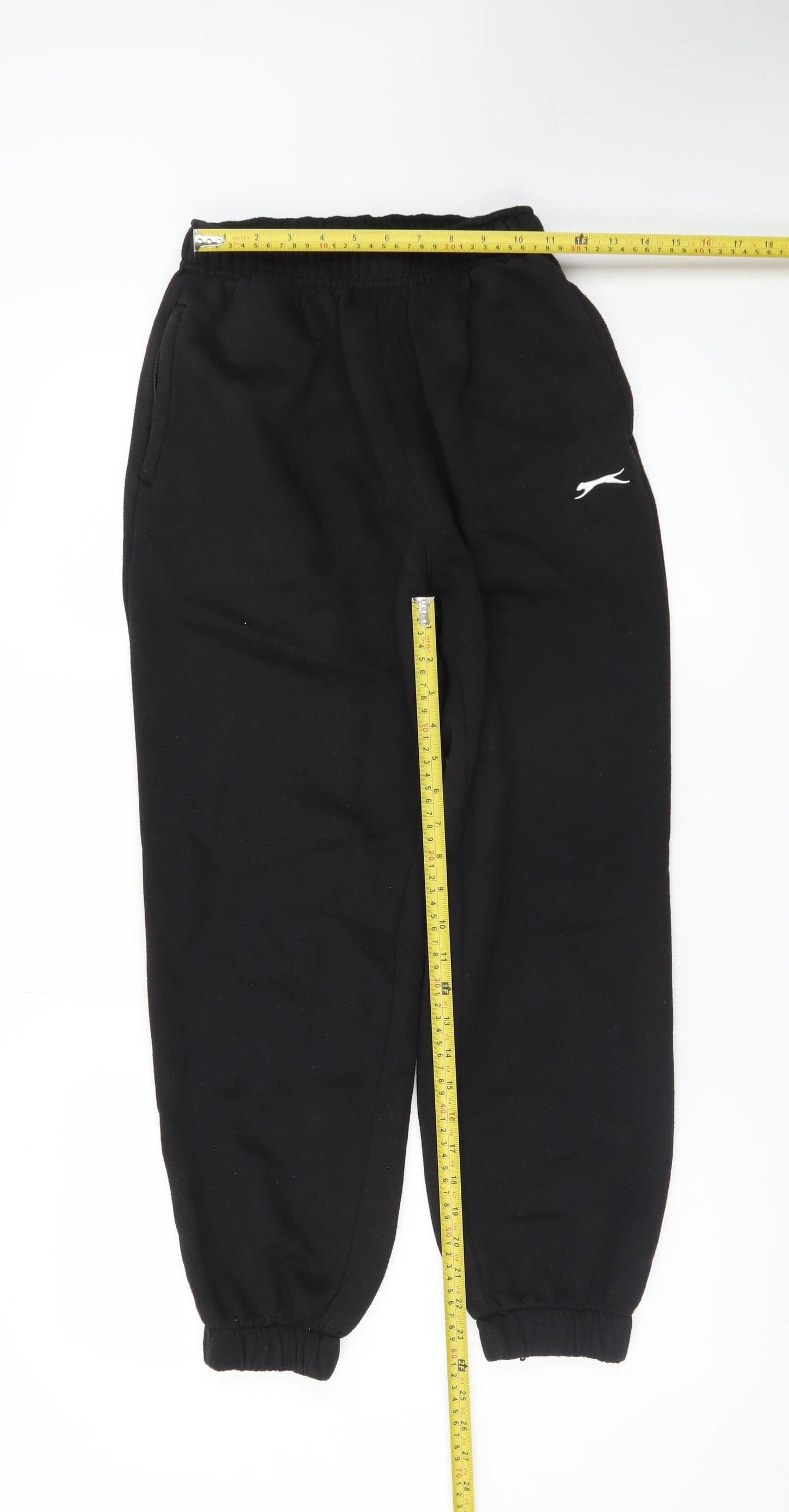 Slazenger Men's Black 2XS Regular Fit Fleece Sweatpants