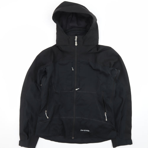 Patagonia Women's Black Softshell Hooded Jacket S