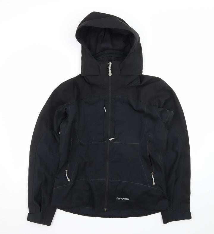 Patagonia Women's Black Softshell Hooded Jacket S