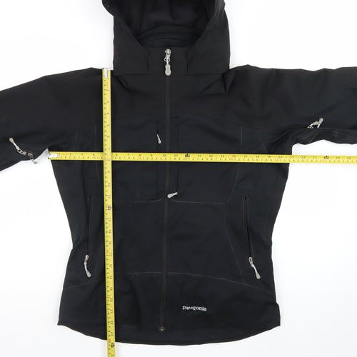Patagonia Women's Black Softshell Hooded Jacket S