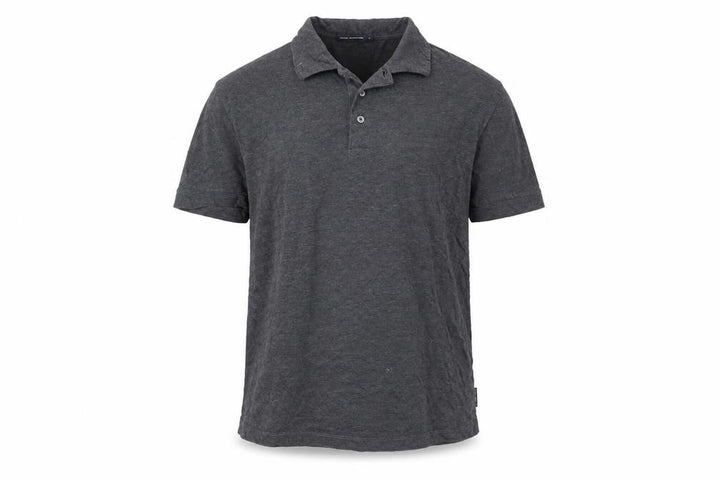 French Connection Men's Grey Cotton Polo Shirt Size L
