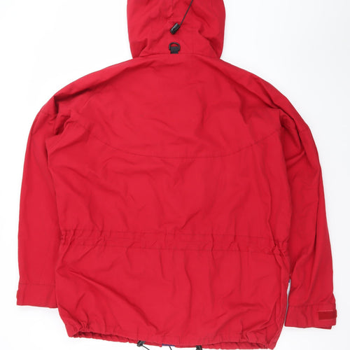 Haglöfs Men's Red Waterproof Hooded Outdoor Parka Jacket Size 52