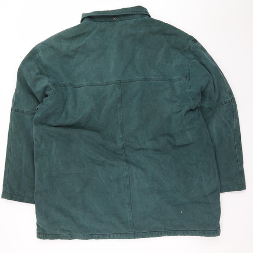 Pure Stuff Men's Green Cotton Lined Work Jacket XL