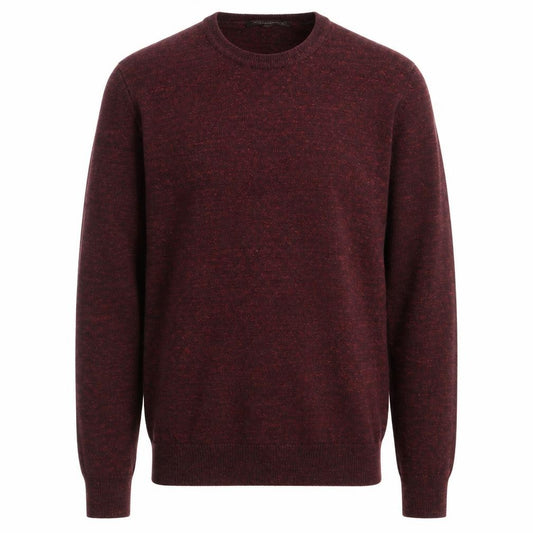 Front view of Michael Kors Men's Red Wool Crew Neck jumper M