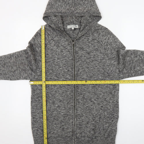 Jack Russell Men’s Grey Cotton Full Zip Hoodie M