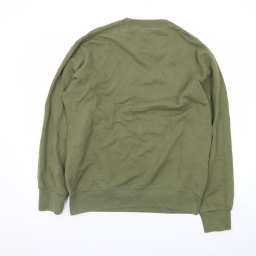 Uniqlo Men’s Green Crew Neck Pullover Sweatshirt Size L