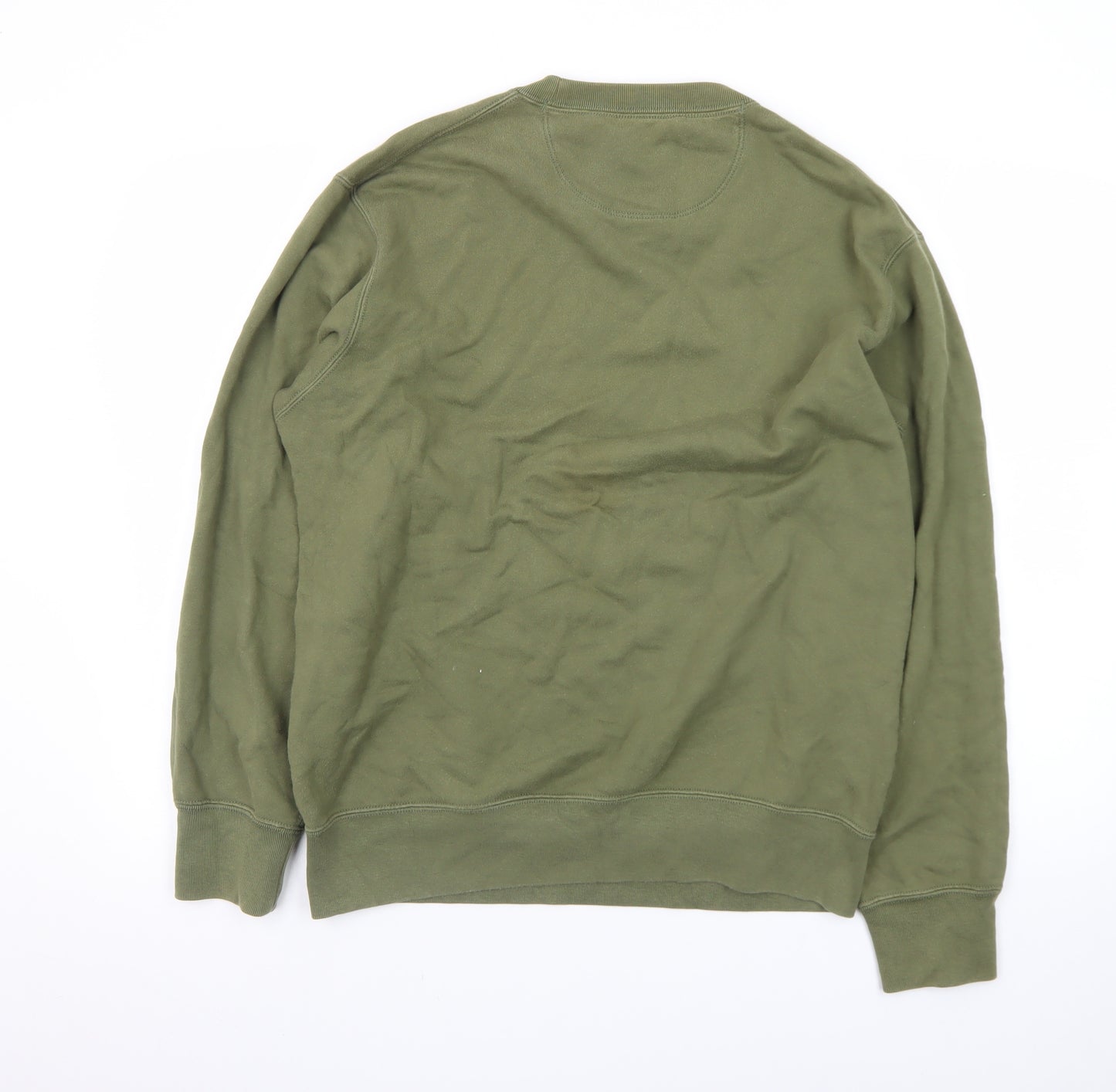 Uniqlo Men’s Green Crew Neck Pullover Sweatshirt Size L