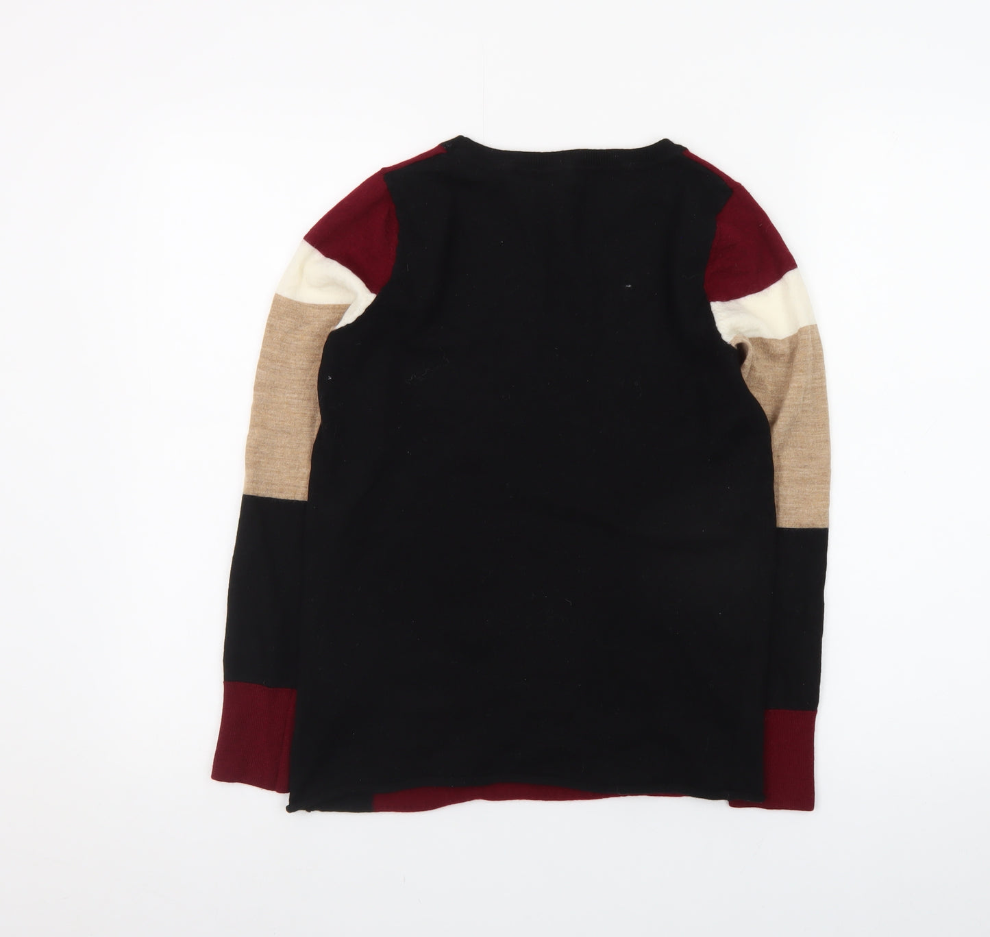 Winser London Women Multicoloured M Merino Wool Striped Jumper