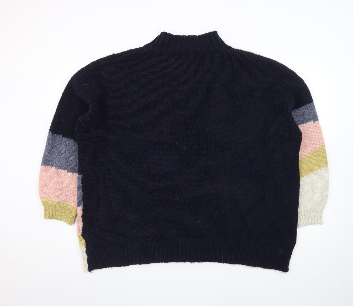 Monsoon Women’s Multicoloured Chunky Knit Wool Pullover Jumper XL