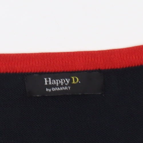 Happy D. by Damart Women’s Multicoloured Geometric Pullover Jumper Size S