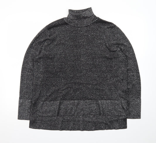Tu Women’s Grey Roll Neck Long Sleeve Knit Jumper Size 20