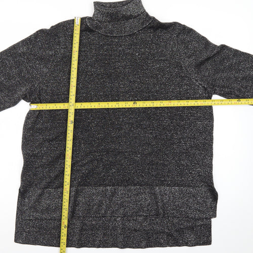 Tu Women’s Grey Roll Neck Long Sleeve Knit Jumper Size 20