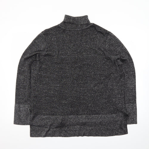 Tu Women’s Grey Roll Neck Long Sleeve Knit Jumper Size 20
