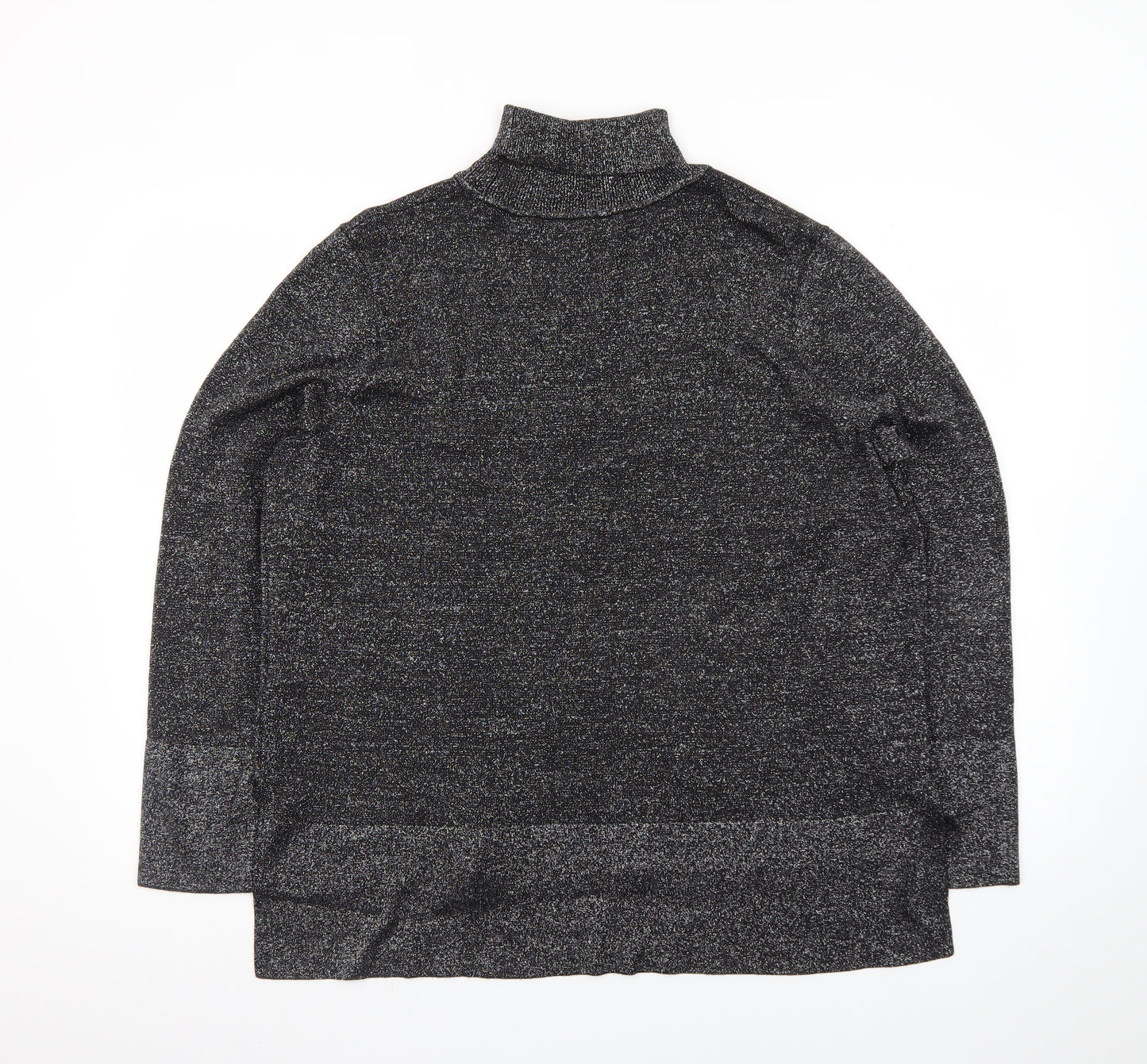 Tu Women’s Grey Roll Neck Long Sleeve Knit Jumper Size 20