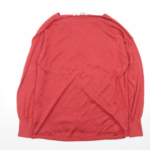 Wuli:Luu by Gok Wan Women's Red Cowl Neck Knit Pullover Jumper L