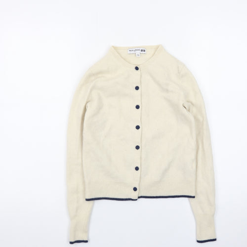 Ines de la Fressange Uniqlo Women’s Ivory XS Wool Cardigan