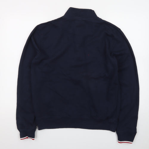 U.S. Polo Assn. Men's Blue Half Zip High Neck Sweatshirt Size M